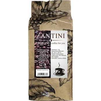 Káva Promatic Zantini Espresso zrnková káva 1000g