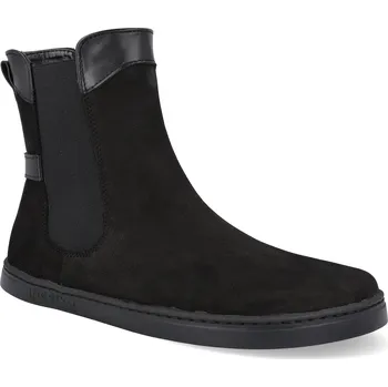 Dámská zimní obuv Barefoot kotníkové boty Peerko - Chelsea Noir černé Velikost: 39
