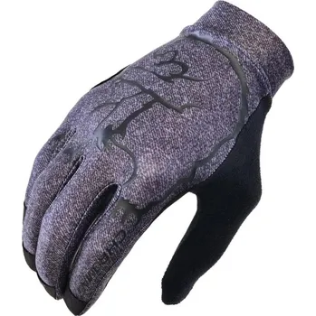 Cyklistické rukavice Rukavice Chromag Habit dlouhé šedá XS