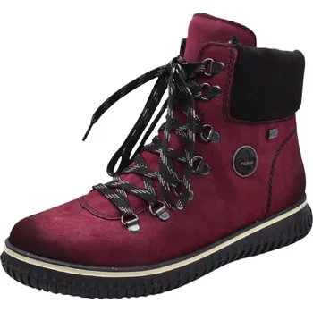 Dámská zimní obuv Dámská zimní kotníková obuv RIEKER 74247-35 vínová vel. 39