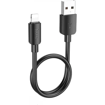 Datový kabel Hoco X96 Lightning nabíjecí a datový kabel 0,25 m – černý