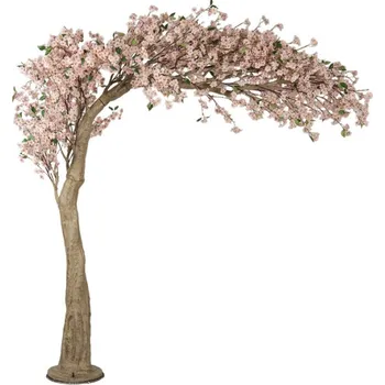 umělá květina Velká umělá rostlina rozkvetlá růžová třešeň – 320 cm + doprava zdarma