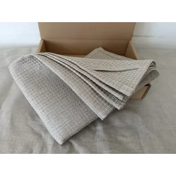 Utěrka E-len Lněná vaflová utěrka - přírodní, 45x68 cm 1 ks