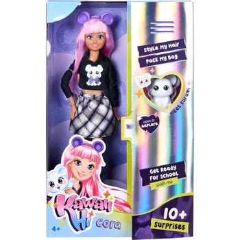 Panenka Panenka Kawaii Hi Cora se zvířátkem Kurumi