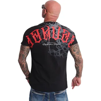 Pánské oblečení Pánské triko Yakuza Thorns TSB 22010 Black velikost: 4XL