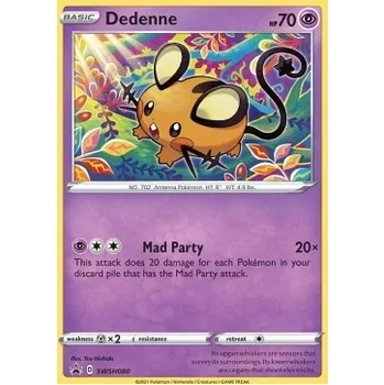 Karetní hra The Pokémon Company Pokémon TCG: SWSH080 Dedenne- Black Star Promos