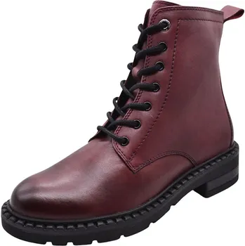 Dámská móda Dámská kotníková obuv MARCO TOZZI 25238 vínová ZIMNÍ vel. 37