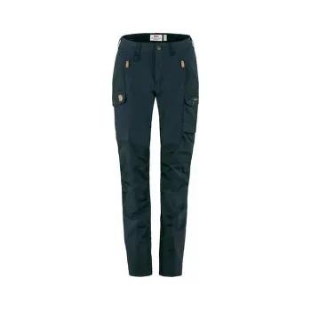 Fjällräven Nikka Curved Pants Women Dark Navy modrá 46