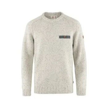 Pánský svetr Fjällräven Lada Round-neck Sweater Men Chalk White béžová M