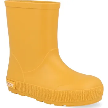Chlapecké holínky Barefoot dětské holínky Igor - Yogi amarillo žluté Velikost: 23
