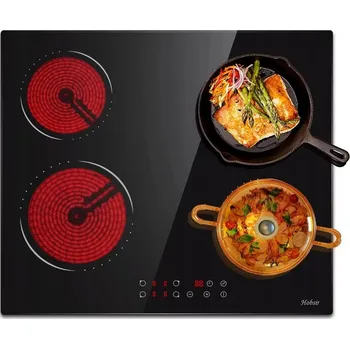 Varná deska Hobsir 4plotýnková keramická varná deska, 6000 W, 59 cm, 4 varné zóny HSC-D46001