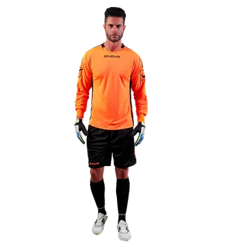 Míčový sport brankářský dres givova Hyguana reflexně oranžová/černá 2810 L