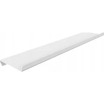 Drátěná police Sprchová polička bílá 50 cm nerezová ocel