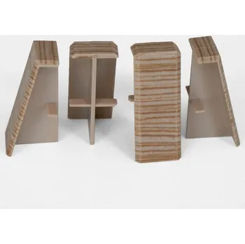 soklová lišta NOVÁK Spojka k soklové liště MDF 40x18 dub butterscotch, 4 ks M13-AMSP021