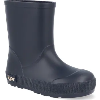 Chlapecké holínky Barefoot dětské holínky Igor - Yogi marino modré Velikost: 31