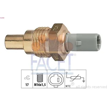 Auto-moto Snímač, teplota chladiva FACET 7.3161