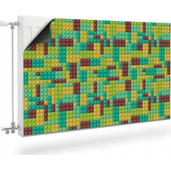 Obraz Magnetická podložka na radiátor, kryt 90 x 60 cm, zelená