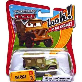 autíčko Sarge (Serža) - Look My Eyes Change (mrkací) - The World Of Cars - Cars (Auta)
