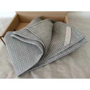 Utěrka E-len Lněná vaflová utěrka šedá 45x68 cm 1 ks