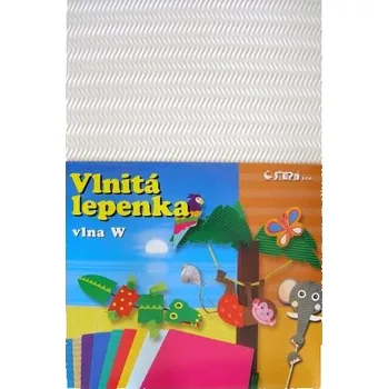 Karton STEPA Lepenka zvlněná - bílá, 34,5x24,5cm (W-Welle)