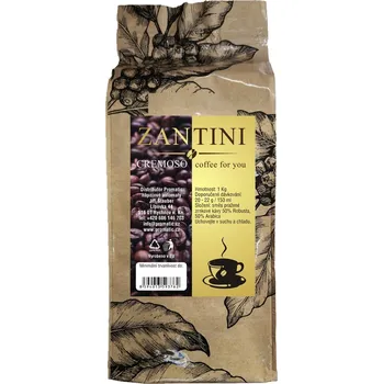 Káva Promatic Zantini Cremoso zrnková káva 1000g