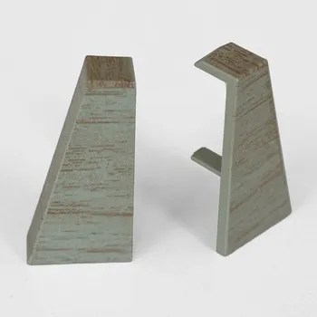 soklová lišta NOVÁK Koncovka L+P k soklové liště MDF 40x18 dub khaki, 1 pár M13-AMKO015