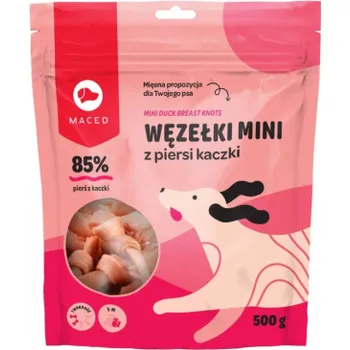 Pamlsek pro psa MACED Mini kachní prsní uzly - pamlsek pro psy - 500g