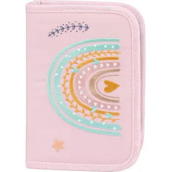 BAAGL Jednopatrový prázdný 2 chlopně, Duha/růžový