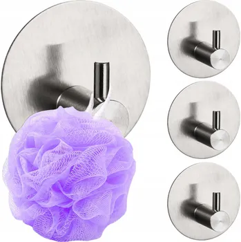 Věšák Háček bez vrtání Rodeno stříbrný