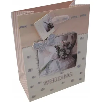 Dárková taška Dárková taška 23x18x10cm Mix třpytky