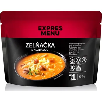 Hotové jídlo EXPRES MENU Zelňačka s klobásou 330 g