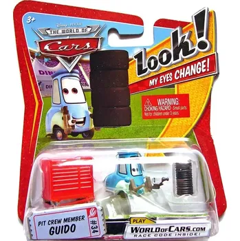 autíčko Pit Crew Member Guido - Look My Eyes Change (mrkací) - Cars (Auta) - The World Of Cars
