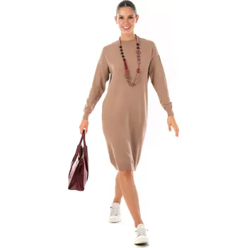 Dámské šaty Dámské šaty BLISS Hnědá 40/44