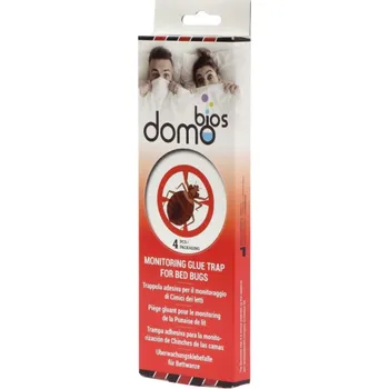 Přípravek proti hmyzu Domobios monitorovací lepová past na štěnice 4 ks