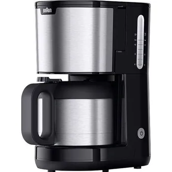 Kávovar Braun KF 1505 BK kávovar nerezová ocel, černá připraví šálků najednou=9
