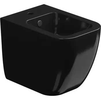 Bidet Bidet stojící Brio, keramický, černý lesklý, s otvorem pro baterii, BRBI01002FI