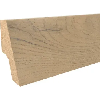 soklová lišta NOVÁK Podlahová - soklová lišta 40x18 MDF fólie dub letitý, 2,7m AAK M018/13