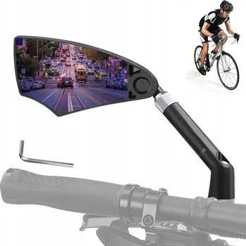 Zrcátko na kolo Zpětné zrcátko na kolo levé 360° s dobrou viditelností