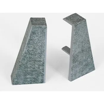 NOVÁK Koncovka L+P k soklové liště MDF 40x18 cement grey, 1 pár M13-ABKO001