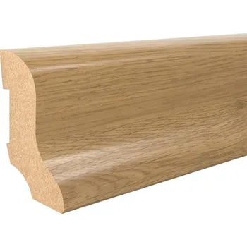 soklová lišta NOVÁK Podlahová - soklová lišta 40x20 MDF fólie Dub rustic, 2,7m AAK M023/08