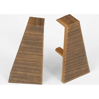 soklová lišta NOVÁK Koncovka L+P k soklové liště MDF 40x18 dub eterna, 1 pár M13-AMKO024