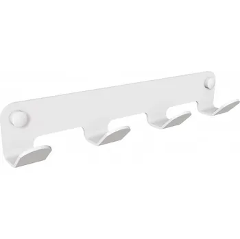 Věšák Tyč s háčky na kolíčky Andex bílá