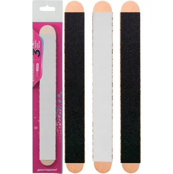 Staleks Pro Sada vyměnitelných nástavců + dřevěná základna 180/240 3 ks