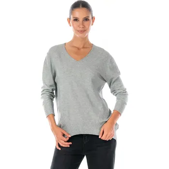 Dámský svetr Dámský svetřík ASHLEY Šedá 40/44