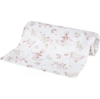 Luxusní osuška, plenka 110x110cm, bambusová, Husičky