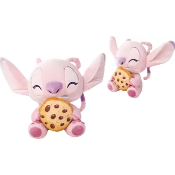 plyšák Lilo a Stitch Angel se sušenkou 25 cm