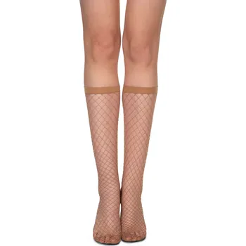 Dámské oblečení Podkolenky Annes Gambaletto Rete 21 kabaretki větší oka UNI visone