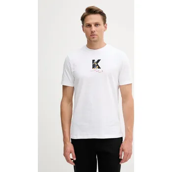 Pánské tričko Bavlněné tričko Karl Lagerfeld DISNEY 553270.755099 bílá 00X, vel. L