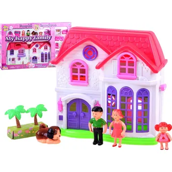 Domeček pro panenku JOKO Rozkládací domeček pro panenky „Family Home“