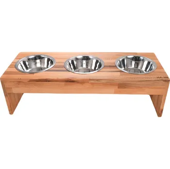 Miska pro psa MA-NU Stojan na misky pro psy Empty Three L
